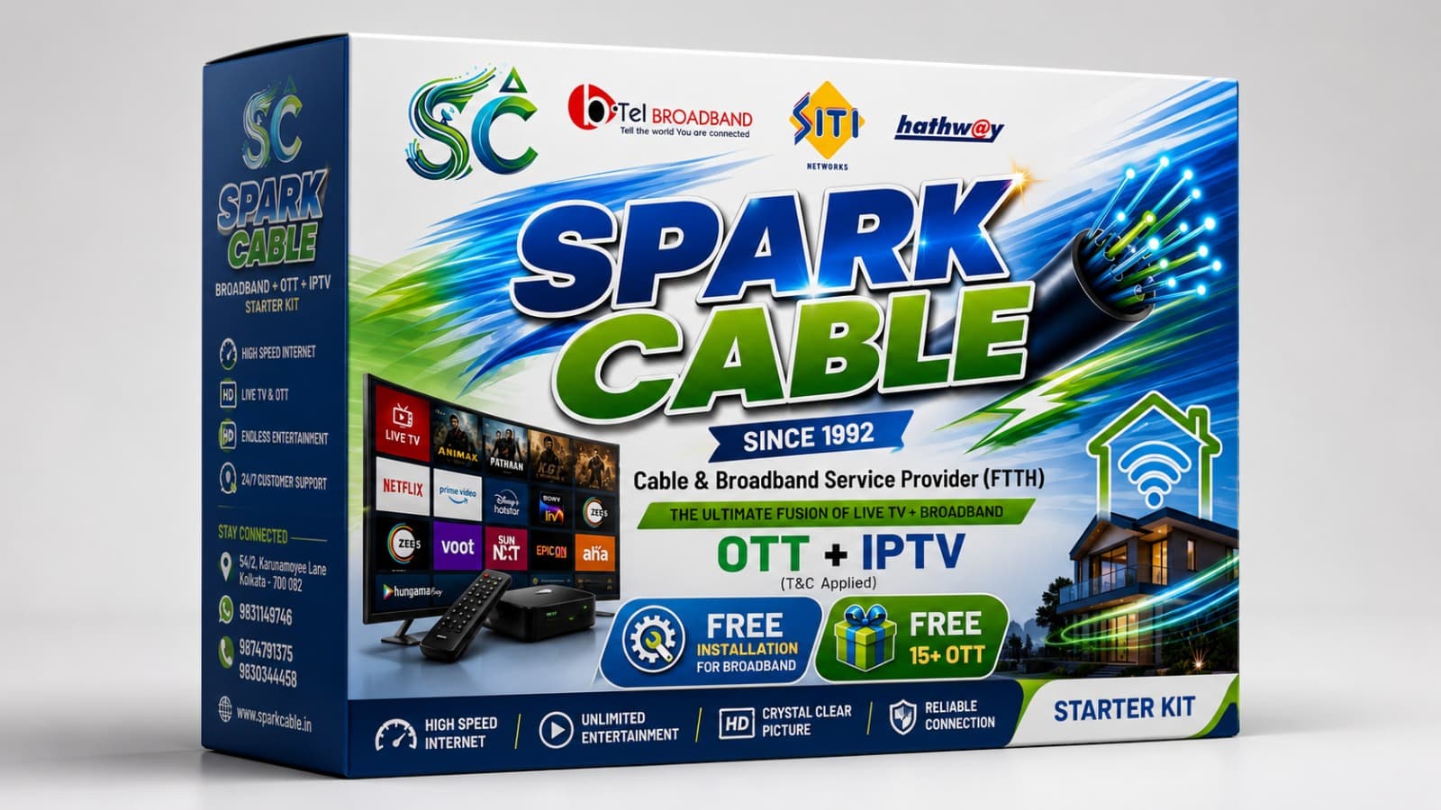 Spark Cable — Product Packaging Design